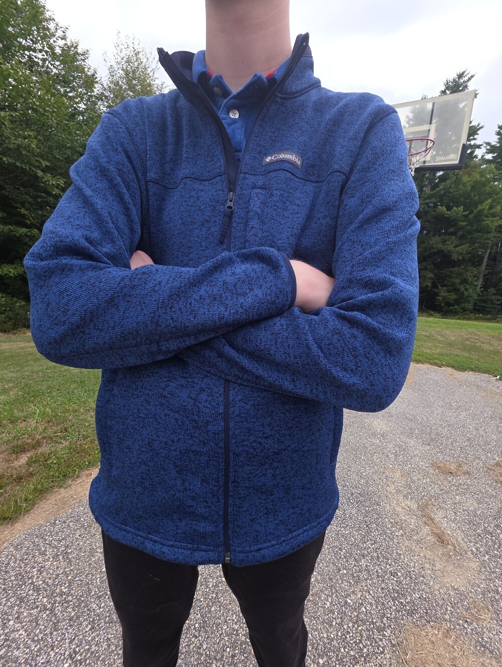 Columbia Men’s XL Blue Full Zip Sweater Sweater Weather